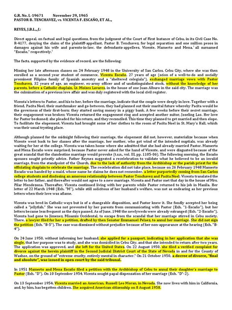 tenchavez v. escano, g.r. no. l-19671, nov. 29, 1965|[ G.R. No. L.